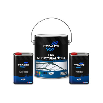  - Ft Paints 2.75 L Kit Chassis Paint With Satin Gloss Finish For Structural Steel- Ral 7035-Light Grey