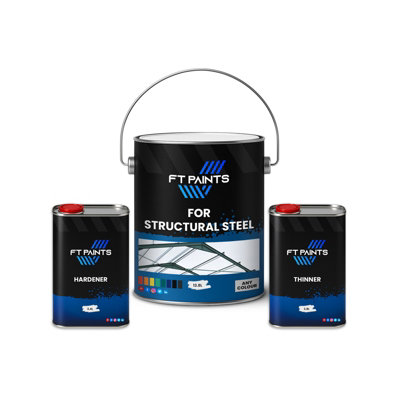  - Ft Paints 20.0 L Kit Chassis Paint With Satin Gloss Finish For Structural Steel- Ral 7042-Traffic Grey A