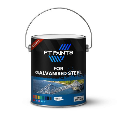  - Ft Paints 100 Ml Sample Synthetic Paint With Matt Finish For Galvanised Steel-Ral 6011-Reseda Green