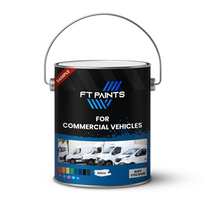  - Ft Paints 100Ml Sample Texture Paint With Satin Matt For Commercial Vehicles- Ral 6011-Reseda Green