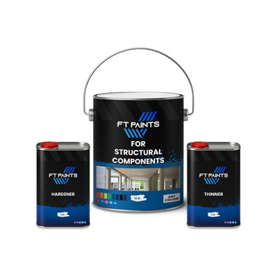  - Ft Paints 20.0L Kit Water-Based Polyurethane Paint For Structural Components- Ral 7012-Basalt Grey