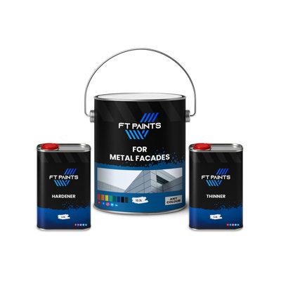  - Ft Paints 20.0L Kit Water-Based Polyurethane Paint For Metal Facades- Ral 1003-Signal Yellow