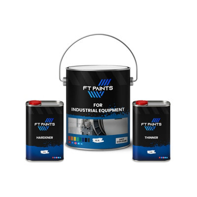  - Ft Paints 20.0L Kit Water-Based Polyurethane Paint For Industrial Equipment- Ral 9010-Pure White