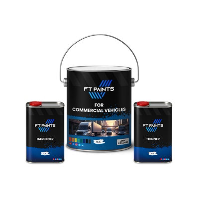  - Ft Paints 20.0L Kit Water-Based Polyurethane Paint For Commercial Vehicles- Ral 3020-Traffic Red