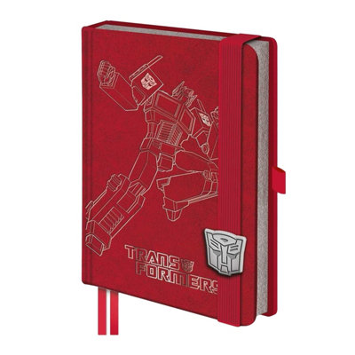  - Transformers Luxe Optimus Prime Notebook Red (One Size)