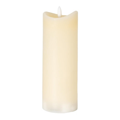 B&Q -  Luxe Collection Led Candle (Batteries Included) Cream (One Size)