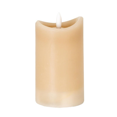 B&Q -  Luxe Collection Led Candle (Batteries Included) Taupe (One Size)