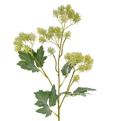 B&Q -  French Meadow Rue Artificial Flower Spray Green (One Size)