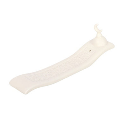 Something Different Geometric Crescent Moon Incense Ash Catcher White (One Size) from B&Q