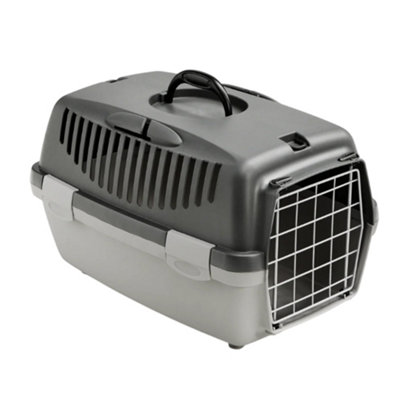 Stefanplast Spa Gulliver 1 Small Pet Carrier Grey (One Size) from B&Q