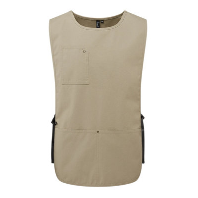 Premier Unisex Khaki Utility 2.0 Apron In | Size: Large - Image 3