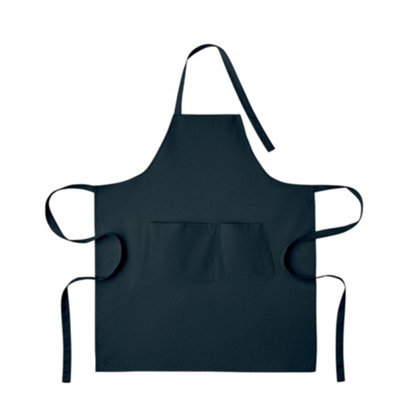 Midocean Gamma Organic Cotton Bib Apron Blue (One Size) from B&Q