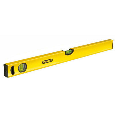 Stanley Clic Box Beam Level Yellow (600mm) from B&Q