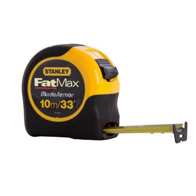 B&Q -  Fatmax Tape Measure Black/yellow (10M)