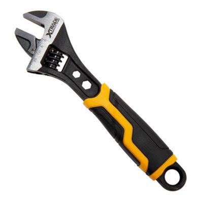 Xtrade Adjustable Wrench Black/yellow (160mm)