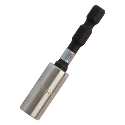 B&Q -  Pro Impact 1/4 Drive Bit Holder Silver/black (60mm)