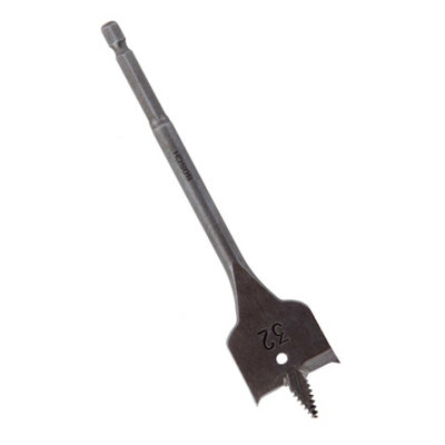 B&Q -  Flat Hex Head Drill Bit Grey (25mm)