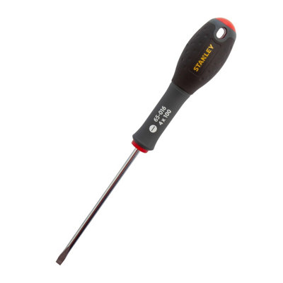Stanley Unisex Black Fatmax Flat Head Screwdriver 125Mm X 5.5Mm In - Image 4