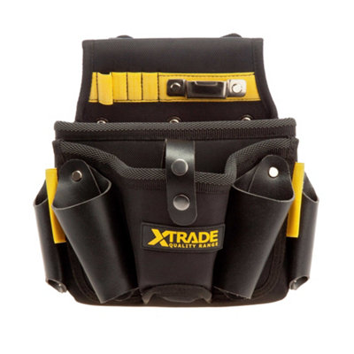 Xtrade Leather Tool Holster - Black/Yellow - Image 3