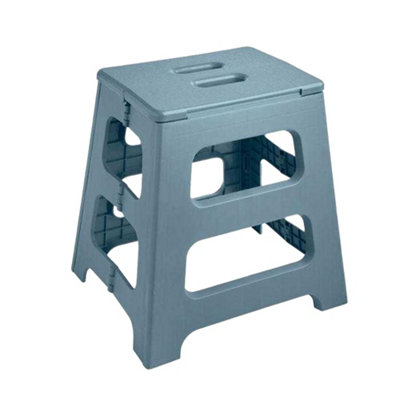 Midocean Jak Foldable Stool Petrol (One Size) from B&Q