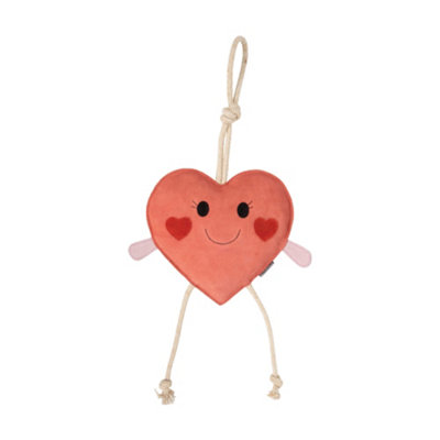 Hy Hettie The Heart Horse Toy Pink/red (One Size) from B&Q