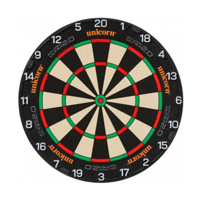 Unicorn Eclipse Ultra 2.0 Dartboard Black/green/red (One Size) from B&Q