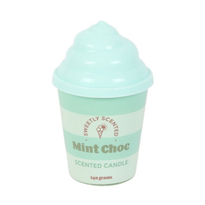 Something Different Mint Choc Ice Cream Scented Candle Mint Green (One Size) from B&Q