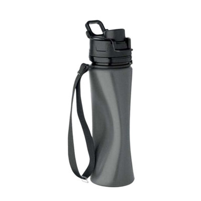 Midocean Lett Water Bottle Stone Grey (One Size) from B&Q