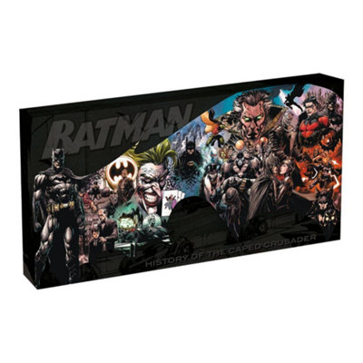 Batman Unisex Black History Of The Caped Crusader Letterbox Light Up Canvas In - Image 3