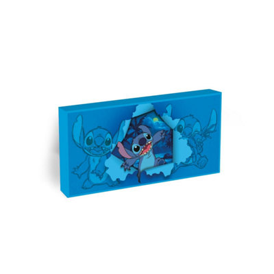 Lilo & Stitch Unisex Blue Breakout Letterbox Light Up Canvas In - Image 3