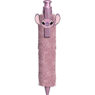 B&Q Pink Lilo & Stitch Angel Fuzzy Rollerball Pen (One ) 28Cm B&Q