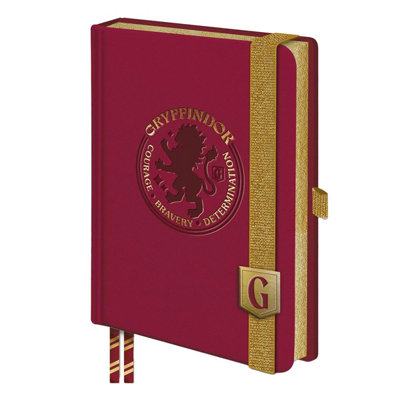 Harry Potter Premium Gryffindor A5 Notebook Maroon (One Size)