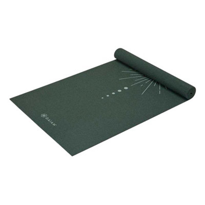 Gaiam Logo Yoga Mat Green (One Size) from B&Q