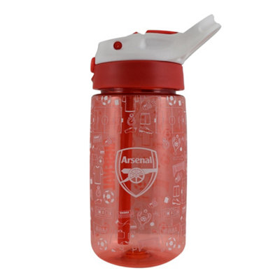 Arsenal Fc Unisex Red 480Ml Water Bottle In - Image 3