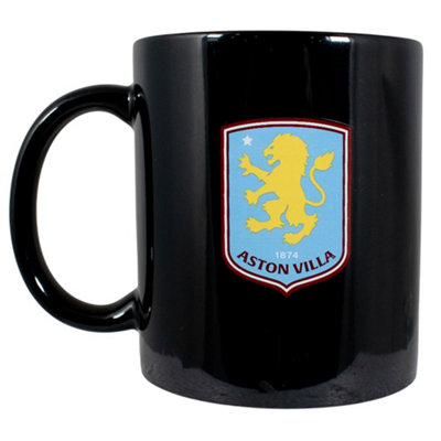 Aston Villa Fc Lion 315Ml Mug - Black/Grey - Image 3