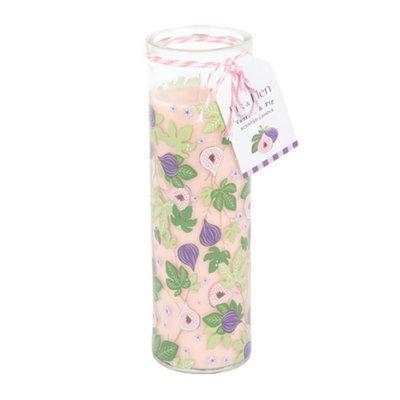 Something Different Fig And Vanilla Tube Candle - White/Purple - Image 4