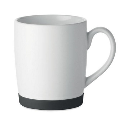 Midocean Ceramic 300Ml Mug White/black (One Size) from B&Q