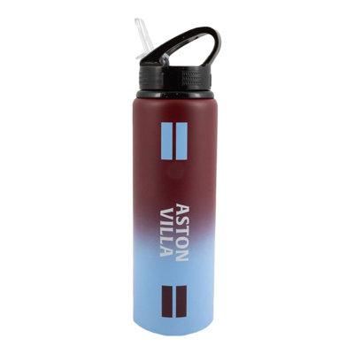  - Aston Villa Fc Aluminium 750Ml Water Bottle Maroon/sky Blue (One Size)