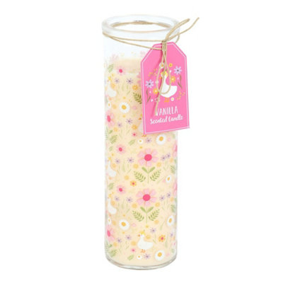 Something Different Vanilla Daisy And Duck Tube Candle White/pink (One Size) from B&Q