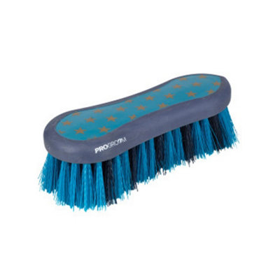 Hy Progroom Star Horse Dandy Brush Teal/navy (20Cm X 8Cm) from B&Q