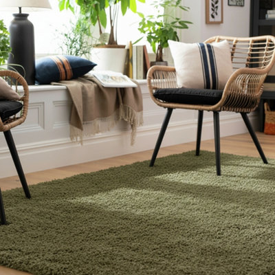 B&Q -  Kukoon Nore Shaggy Soft Area Rug Living Room150 X 80Cm