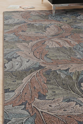 B&Q -  Soft Washable Machine Washable Floral Area Living Room Rug300 X 80Cm