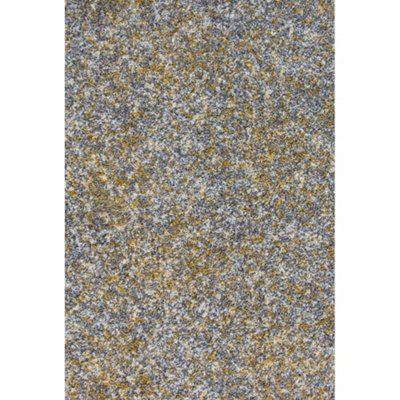 Loomed Kukoon Alder Grey Soft Bordered Shaggy Area Rug150 X 80Cm