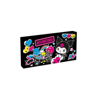  - Kuromi Letterbox Light Up Canvas Black/multicoloured (15.5Cm X 4Cm X 30.5Cm)