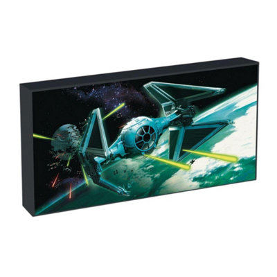 Star Wars Tie Interceptor Letterbox Light Up Canvas - Image 4