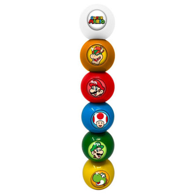 Super Mario Characters Highlighter (Pack Of 6) Multicoloured (One Size) from B&Q