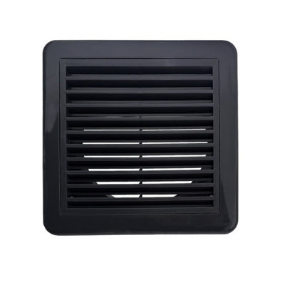 Securlec Plastic Louvre Vent Grey (150mm) from B&Q