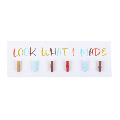  - Something Different Look What I Made Plaque Multicoloured (One Size)