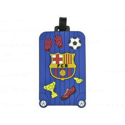 Fc Barcelona Crest Luggage Tag Blue/multicoloured (One Size) from B&Q