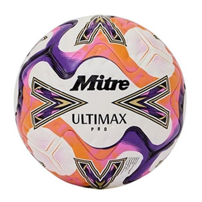  - Mitre Ultimax Pro 26 Football White/orange/purple (5)